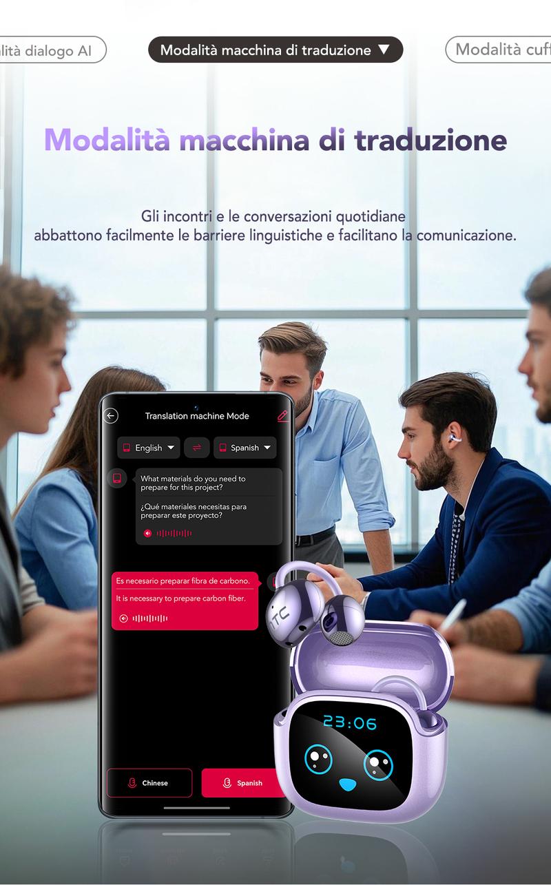 Auricolari Traduttori Bluetooth