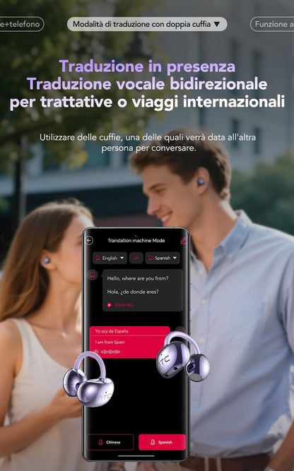 Auricolari Traduttori Bluetooth